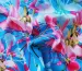 Коттон сатин принт летний бриз, бирюза - морская волна - фото 2 - интернет-магазин tkani-atlas.com.ua