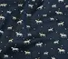 Стрейч котон малюнок коні, темно-синій - фото 1 - інтернет-магазин tkani-atlas.com.ua