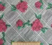 Джинс тенсел сорочковий троянда на клітинці, сірий - фото 3 - інтернет-магазин tkani-atlas.com.ua