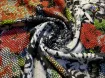 Трикотаж цветочная композиция, многоцветовой - интернет-магазин tkani-atlas.com.ua