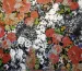 Трикотаж цветочная композиция, многоцветовой - фото 2 - интернет-магазин tkani-atlas.com.ua