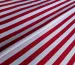 Коттон сатин полоска 10 мм, красная на белом - фото 1 - интернет-магазин tkani-atlas.com.ua