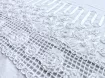Коттон двусторонняя ленточка вышивка ленточка, белый - интернет-магазин tkani-atlas.com.ua