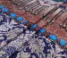 Джерсі малюнок мікс орнаментів купон, синя бірюза - фото 1 - інтернет-магазин tkani-atlas.com.ua