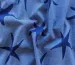Джинсовая костюмка морские звезды, темно-синий на джинсовом - фото 3 - интернет-магазин tkani-atlas.com.ua