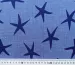 Джинсова костюмка морські зірки, темно-синій на джинсовому - фото 2 - інтернет-магазин tkani-atlas.com.ua