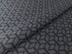 Трикотаж двосторонній геометрична мозаїка, сірий грифельний - інтернет-магазин tkani-atlas.com.ua