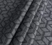 Трикотаж двосторонній геометрична мозаїка, сірий грифельний - фото 4 - інтернет-магазин tkani-atlas.com.ua
