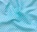 Коттон рубашечный горох 3 мм, белый на голубом - фото 3 - интернет-магазин tkani-atlas.com.ua