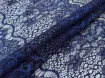 Гіпюр опера квіткові хвилі, синій - інтернет-магазин tkani-atlas.com.ua