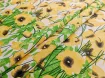 Коттон сатин принт цветы на поляне, желтый - интернет-магазин tkani-atlas.com.ua