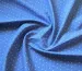 Джинс тенсел горошки 2 мм, голубой с белым - фото 3 - интернет-магазин tkani-atlas.com.ua