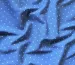 Джинс тенсел горошки 2 мм, голубой с белым - фото 4 - интернет-магазин tkani-atlas.com.ua