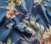 Штапель твил лилии, джинсовый - фото 2 - интернет-магазин tkani-atlas.com.ua