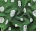 Штапель твил неравномерные горошки, зеленый - фото 2 - интернет-магазин tkani-atlas.com.ua