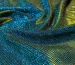Трикотаж диско хамелеон, золота бірюза - фото 2 - інтернет-магазин tkani-atlas.com.ua