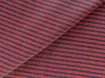 Штапель шелк полоска 4 мм, синий на красном - интернет-магазин tkani-atlas.com.ua