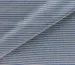 Штапель шелк полоска 4 мм, синяя на сером - фото 1 - интернет-магазин tkani-atlas.com.ua
