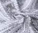 Сітка лінії пайєтки, срібний - фото 1 - інтернет-магазин tkani-atlas.com.ua
