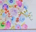 Супер софт 3D квітковий купон, бузково-рожевий на молочному - фото 2 - інтернет-магазин tkani-atlas.com.ua