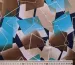 Масло лакр геометрическая абстракция, коричнево-голубой - фото 2 - интернет-магазин tkani-atlas.com.ua