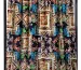 Трикотаж микс орнаментов, темно-синий - фото 2 - интернет-магазин tkani-atlas.com.ua