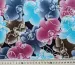 Масло лакр квіткова фактура, рожево-блакитний - фото 2 - інтернет-магазин tkani-atlas.com.ua