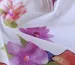 Коттон купон геометрические цветы, фиолетовый на белом - фото 3 - интернет-магазин tkani-atlas.com.ua
