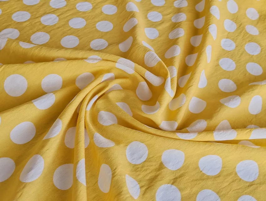 Штапель нейлон горох 25 мм, жовтий - фото 1 - інтернет-магазин tkani-atlas.com.ua