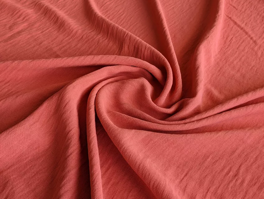 Ролекс твіл, кораловий - фото 1 - інтернет-магазин tkani-atlas.com.ua