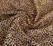 Шифон віскоза леопард, коричнево-жовтий - фото 1 - інтернет-магазин tkani-atlas.com.ua