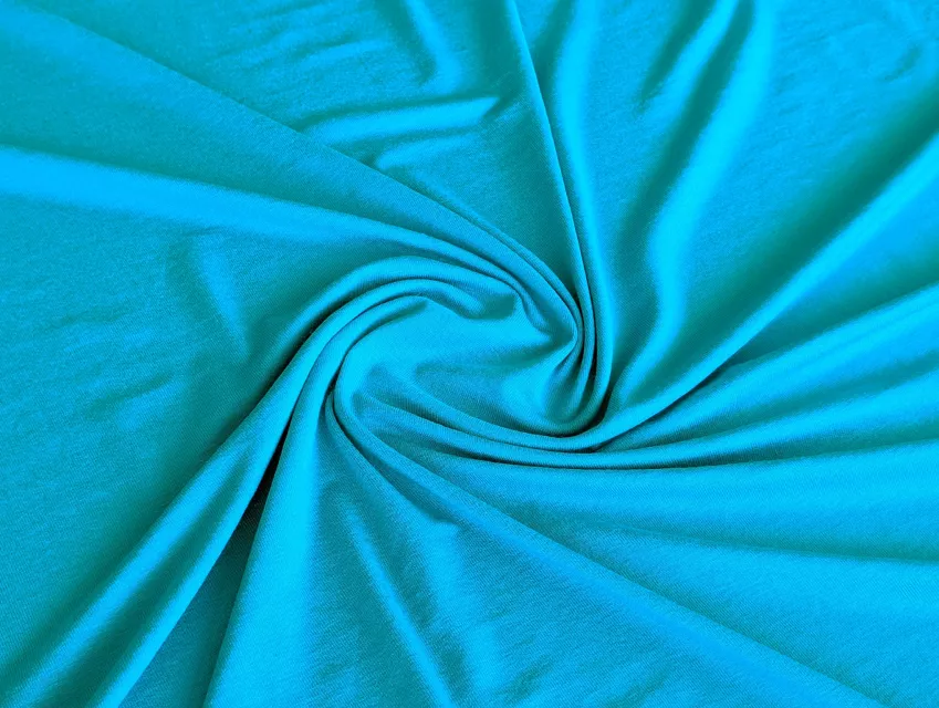 Віскозний трикотаж, бірюзово-блакитний - фото 1 - інтернет-магазин tkani-atlas.com.ua