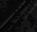 Оптимус флок осенний сад, черный на черном - фото 3 - интернет-магазин tkani-atlas.com.ua