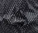 Стрейч поплин принт горошек 1.5 мм, белый на черном - фото 3 - интернет-магазин tkani-atlas.com.ua