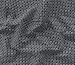 Стрейч поплин принт геометрическое плетение, белый на черном - фото 3 - интернет-магазин tkani-atlas.com.ua
