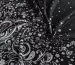 Трикотаж Барбері купон візерунки, чорно-сірий - фото 1 - інтернет-магазин tkani-atlas.com.ua
