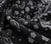 Трикотаж Барбері купон візерунки, чорно-сірий - фото 3 - інтернет-магазин tkani-atlas.com.ua