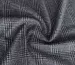 Трикотаж теплый Камила клетка гусиная лапка, серый - фото 1 - интернет-магазин tkani-atlas.com.ua