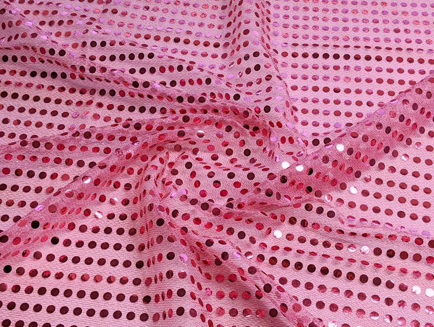 Копійка, рожевий - фото 1 - інтернет-магазин tkani-atlas.com.ua