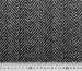 Трикотаж кашеміровий з начосом ялинка, чорно-білий - фото 2 - інтернет-магазин tkani-atlas.com.ua
