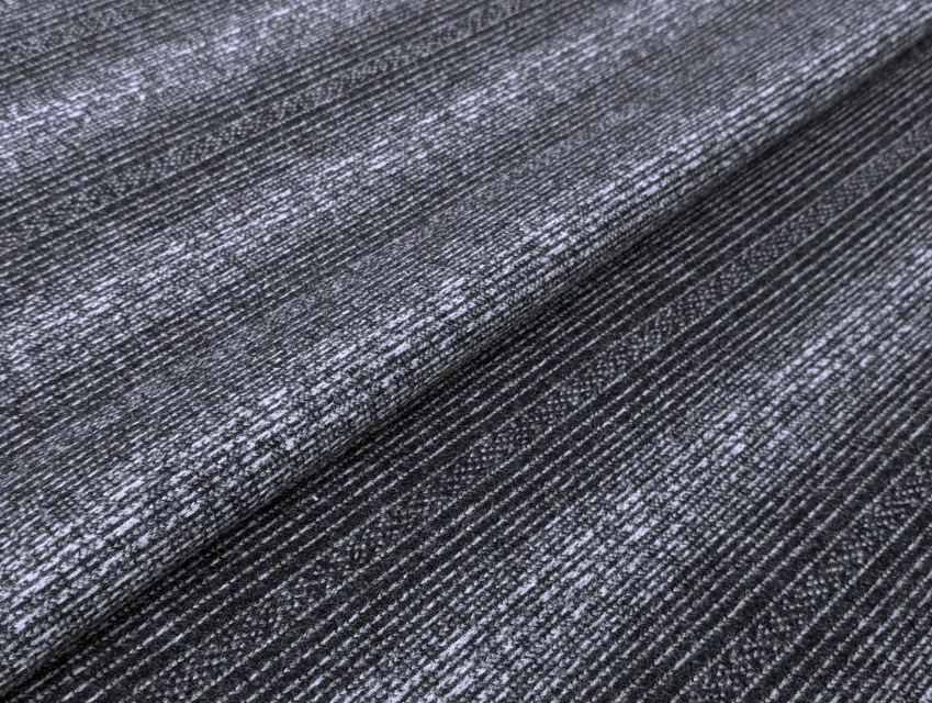 Трикотаж теплий Камилла смуги, сірий - фото 1 - інтернет-магазин tkani-atlas.com.ua