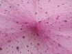 Фатин з паєтками павутинка, рожевий - інтернет-магазин tkani-atlas.com.ua