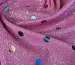 Диско фойл горошек 7 мм, розовая малина - фото 2 - интернет-магазин tkani-atlas.com.ua