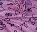 Диско флок цветочное настроение, яркий розовый - фото 2 - интернет-магазин tkani-atlas.com.ua