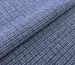 Трикотаж теплий Каміла дрібна клітинка, синій джинсовий - фото 1 - інтернет-магазин tkani-atlas.com.ua