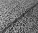 Трикотаж кашемировый геометрическая сетка, черно-серый - фото 1 - интернет-магазин tkani-atlas.com.ua