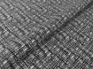 Трикотаж кашемировый геометрическое плетение, черно-серый - интернет-магазин tkani-atlas.com.ua
