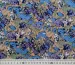 Креп шелковистый цветы, голубые на бежевом - фото 4 - интернет-магазин tkani-atlas.com.ua