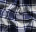Коттон рубашечный клеточка 75 мм, синий с серым - фото 2 - интернет-магазин tkani-atlas.com.ua