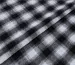 Коттон рубашечный клеточка, белый с черным - фото 1 - интернет-магазин tkani-atlas.com.ua